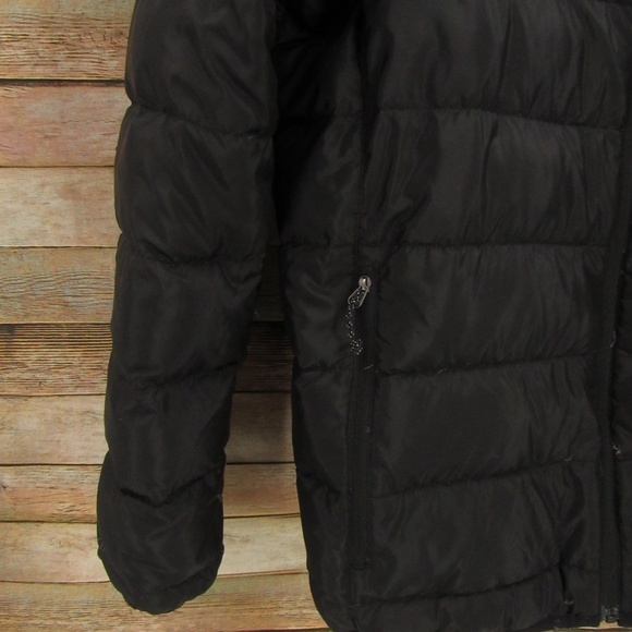 Eddie Bauer Black Zip Front Down Puffer Jacket Men's M - Picture 2 of 14